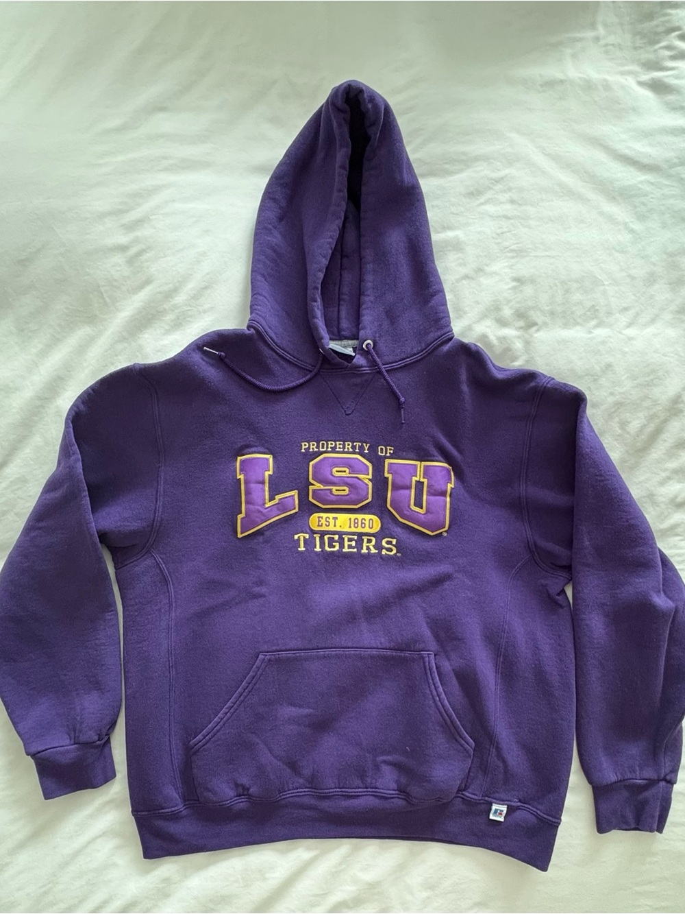 Russell Athletic Purple LSU Tigers Hooded Sweatshirt
